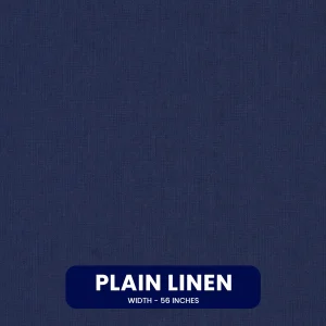 plain linen swatch in navy blue